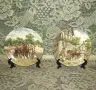 Колекционерски  декоративни порцеланови чинии Wedgwood, сет 2 бр., снимка 2