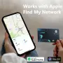 SEINXON Проследяващо устройство за портфейли (само за iOS) IP68 Тънко устройство за търсене , снимка 4