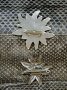 Винтидж алпийски брошки,,Еделвайс,,, снимка 5