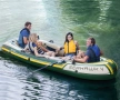 Надуваема лодка комплект INTEX Seahawk 4 за 4 души, PVC, 351 х 145 см  зелена, снимка 1