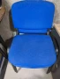 Офисни Посетителски столове в отлично състояние Сини, снимка 3