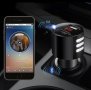 FM Трансмитер Bluetooth автомобилен предавател с LED дисплей USB зарядно устройство Свободни ръце, снимка 8
