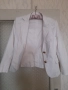 Дамско дънково бяло сако , снимка 2