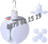 LED соларна лампа, сгъваема соларна лампа тип футболна топка, снимка 2