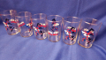 Детски комплект стъклени чаши, вода, безалкохолно с щампа, снимка 3