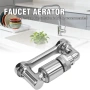 Въртящ се на 1080° удължен аератор, двупосочен водоспестяващ аератор за кран, снимка 8