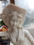 Страхотна голяма статуетка от мраморен прах - Mario Pegoraro, снимка 6