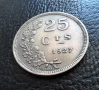Стара монета 25 сантима 1927 г. Люксембург- рядка,малък тираж,хит цена !, снимка 2