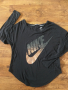 NIKE SIGNAL LS TEE METALLIC - страхотна дамска блуза КАТО НОВА, снимка 5
