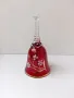 Мурано, камбанка от червено стъкло , снимка 1