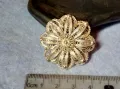 ПРЕКРАСНА СТАРА ФИЛИГРАННА СРЕБЪРНА БРОШКА ЦВЕТЕ СРЕБРО 900 НЕЖНА РЪЧНА МАЙСТОРСКА ИЗРАБОТКА 47964, снимка 8