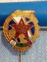 Стара значка от соца емайлирана ГОТОВ за ПВХО ДОСО за КОЛЕКЦИОНЕРИ 47783, снимка 1