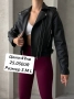 Късо черно дамско яке , снимка 3