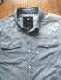 g-star landoh shirt - страхотна мъжко риза КАТО НОВА, снимка 3