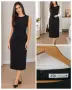 Черна елегантна рокля Zara, снимка 1