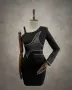 Черна дамска рокля , снимка 3