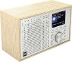 Dual DCR 100 Настолно радио DAB+,RDS, FM Bluetooth, DAB+, FM Будилник Дърво (светло), снимка 1