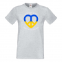Мъжка тениска SUPPORT LOVE PRAY FOR UKRAINE,спрете войната, подкрепям Укркайна, снимка 1