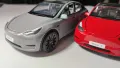 Метални колички Тесла (Tesla model Y) мащаб 1:24, снимка 3