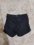 Черни еластични къси панталонки, снимка 1 - Къси панталони и бермуди - 42215333
