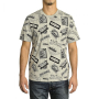 ADIDAS Grey Men's Graphic Tee - страхотна мъжка тениска , снимка 1 - Тениски - 44810154