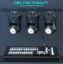Движеща се двустранна глава d-mx512 LED сценична светлина 30W DJ диско парти светлина с RGBW, нова, снимка 6