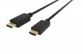 Кабел DP - HDMI 1.8м ver: 4K 60Hz Черен VCom SS001189 Cable DP M - HDMI M, снимка 3