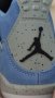 Нови Оригинални Обувки Nike Air Jordan 4 University Blue Размер 42.5 Кецове Сини Маратонки 27см uk8, снимка 6