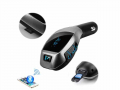 FM Трансмитер X6 Bluetooth за автомобил с LCD дисплей, снимка 1