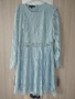 Светло синя дантелена рокля размер Л., снимка 1
