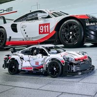 Страхотен моторизиран конструктор Porsche 911 SRS Super Racing, снимка 1 - Конструктори - 42079835