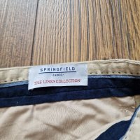 Страхотни мъжки панталони SPRINGFIELD, размер 46 / L,  без забележки  като  нови, 100% лен , снимка 5 - Панталони - 41570751