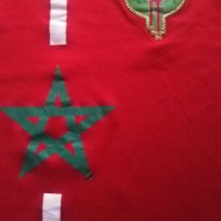 Тениска футболна на Мароко 2016г размер М реален размер, снимка 4 - Футбол - 40284192