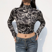 Драконова Блуза , снимка 8 - Блузи с дълъг ръкав и пуловери - 35974072