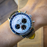 Breitling Navitimer Blue мъжки часовник, снимка 5 - Мъжки - 44524405