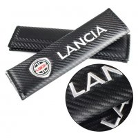 Супер качество черен карбон кожа протектор калъф калъфи за колан Ланчиа Lancia за кола автомобил , снимка 4 - Аксесоари и консумативи - 33908698