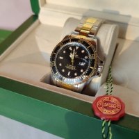  Мъжки луксозен часовник Rolex Submariner , снимка 6 - Мъжки - 41513203