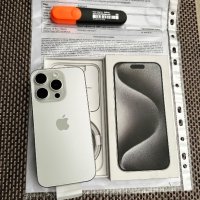 НОВ!!! 36М ГАР / ЛИЗИНГ / IPhone 15 Pro / 128Gb / White Titanium, снимка 1 - Apple iPhone - 44419350