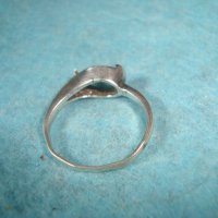 Стар сребърен пръстен сребро 925 Англия ръчна изработка с гнездо за вграждане на скъпоц. камък 25996, снимка 9 - Антикварни и старинни предмети - 35746628