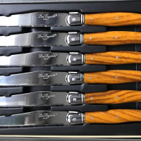 Ножове и вилици Lou Laguiole Basic  Комплект 6 бр , снимка 6 - Прибори за хранене, готвене и сервиране - 35152527