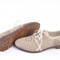 НОВО! Ниски дамски обувки с лазерна перфорация от естествена кожа, снимка 13 - Дамски ежедневни обувки - 36149154