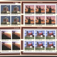 Чисти марки в малки листове Морски Фарове 2003 Гвинея-Бисау, снимка 1 - Филателия - 41542769