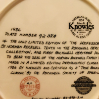 порцеланова чиния за стена Knowles, снимка 4 - Декорация за дома - 44761106