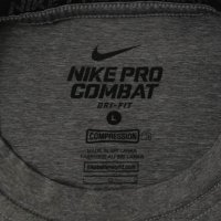 Nike PRO Combat DRI-FIT Compression оригинален потник L Найк спорт, снимка 3 - Спортни дрехи, екипи - 39359031