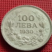 СРЕБЪРНА МОНЕТА 100 лева 1930г. ЦАРСТВО БЪЛГАРИЯ БОРИС трети ЦАР на БЪЛГАРИТЕ за КОЛЕКЦИОНЕРИ 38769, снимка 5 - Нумизматика и бонистика - 42493735