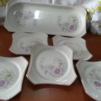 Стар български порцелан чинии , снимка 8 - Антикварни и старинни предмети - 41808971