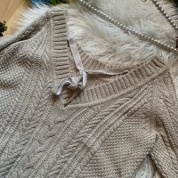 Лъскав пуловер Манго, снимка 4 - Блузи с дълъг ръкав и пуловери - 39098176