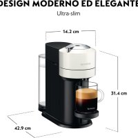 Кафемашина с капсули DeLonghi Nespresso Vertuo Next, снимка 6 - Кафемашини - 42490141