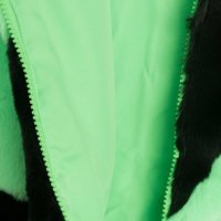 Дамско яке Nike Faux Fur Green - размер XS/S, снимка 7 - Якета - 40677623