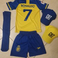 CR7 RONALDO AL Nassr + Калци + Шапка 2023г Нов Детско Син, снимка 5 - Футбол - 39956298